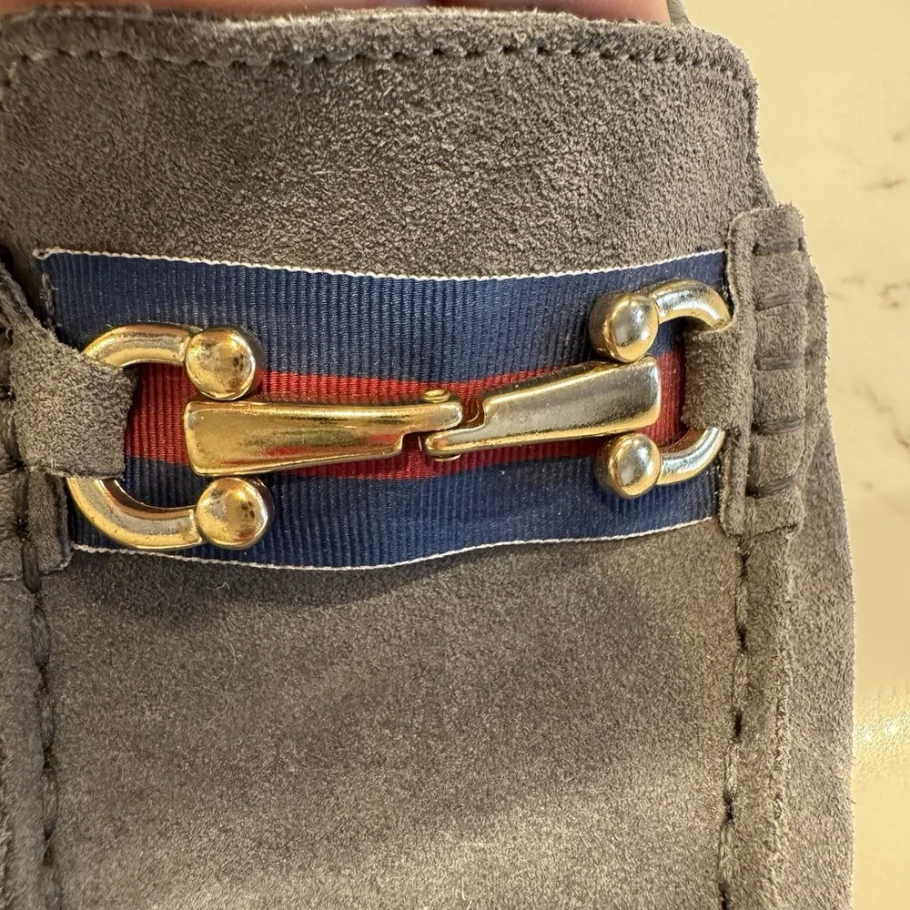 Coach And Four Romeo Driving Loafer  Gray‎  Leather  Size 9M